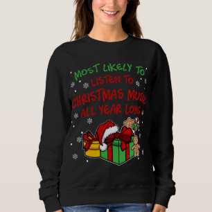 Xmas lustige Witze und Redewendungen Ich bin höchs Sweatshirt