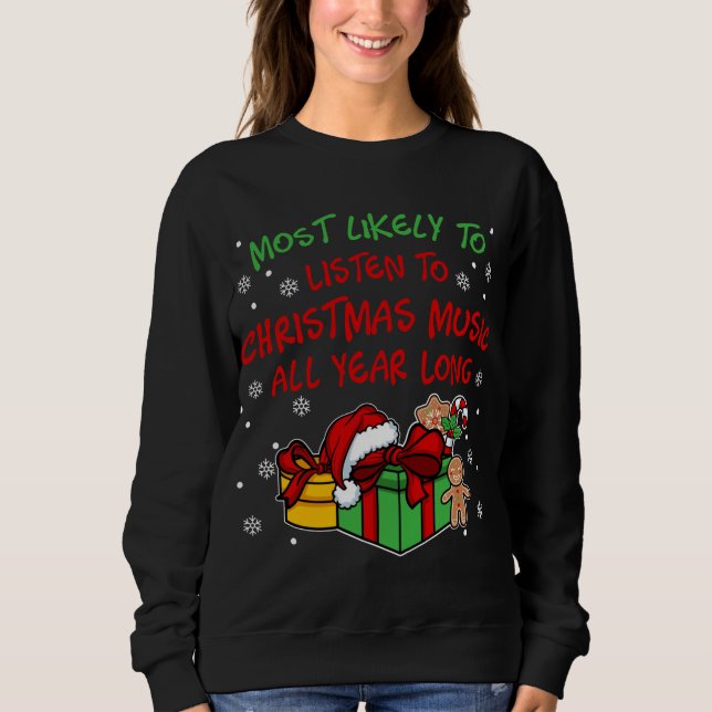 Xmas lustige Witze und Redewendungen Ich bin höchs Sweatshirt (Vorderseite)
