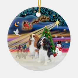 Xmas Magic - Cavaliers (Two-Blen-Tri) Keramikornament