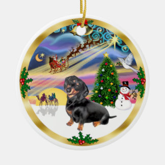 Xmas Magie - Dackel (BT 4) Keramik Ornament