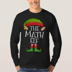 Xmas Math Elf Matching Kids Weihnachtself T-Shirt
