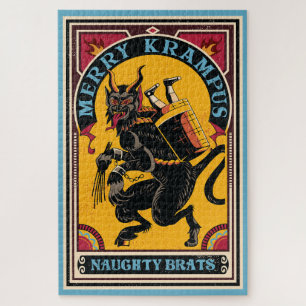 Xmas Merry Krampus Naughty Brats Circus Style