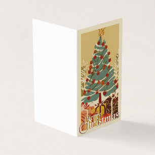Xmas Motif, mit Geschenken unter dem Weihnachtsbau