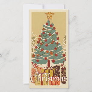 Xmas Motif, mit Geschenken unter dem Weihnachtsbau