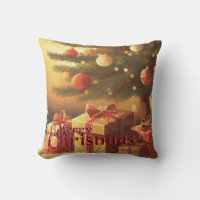 Xmas Motif, mit Geschenken unter dem Weihnachtsbau
