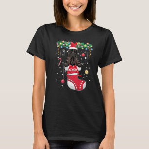 Xmas Niedliche Presa Canario Dog in Weihnachten St T-Shirt
