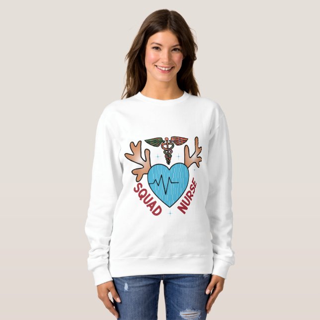 Xmas Nurse Squad Sweatshirt (Vorne ganz)