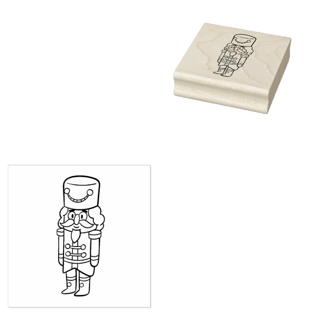 Xmas Nutcracker Gummistempel (Stempel)