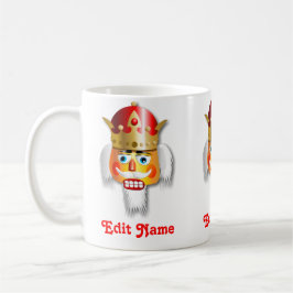 Xmas Nutcracker King mit Goldkrone Kaffeetasse