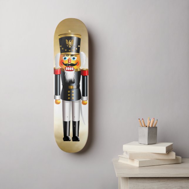 Xmas Nutcracker Skateboard (Wandkunst)