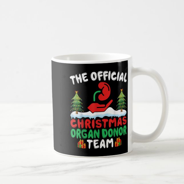 Xmas Organ Donor Team - Funny Organ Donation Chris Kaffeetasse (Rechts)