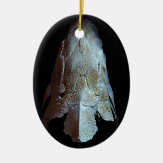 >XMAS ORNAMENT-STURGEON FISH-SKULL/HEAD KERAMIK ORNAMENT