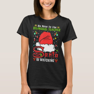 Xmas Pajamas sind schön zu zweisprachigen Lehrer C T-Shirt