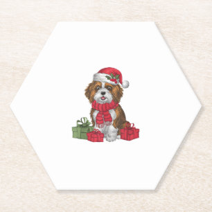 Xmas Party Dekoration Santa Havanese Dog Weihnacht Untersetzer