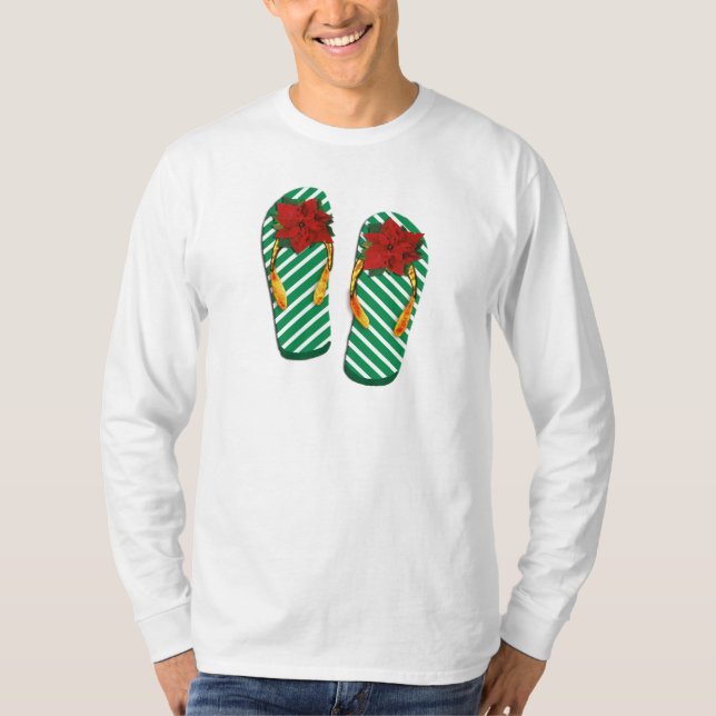 Xmas Party Flip Flops T-Shirt (Vorderseite)