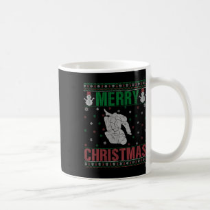 Xmas Pjs Matching Jiu Jitsu Kämpfer Ugly Weihnacht Kaffeetasse