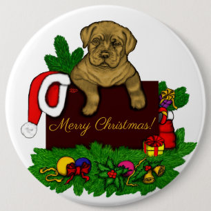 XMas Puppy Button