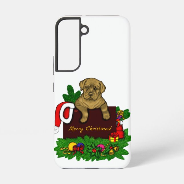 XMas Puppy Samsung Galaxy Hülle (Rückseite)