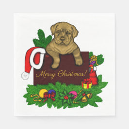 XMas Puppy Serviette