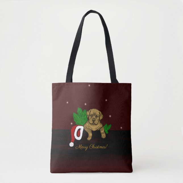 XMas Puppy Tasche (Vorderseite)