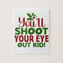 Xmas Puzzle-Du wirst dein Auge ausblenden Kind.