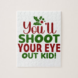 Xmas Puzzle-Du wirst dein Auge ausblenden Kind.
