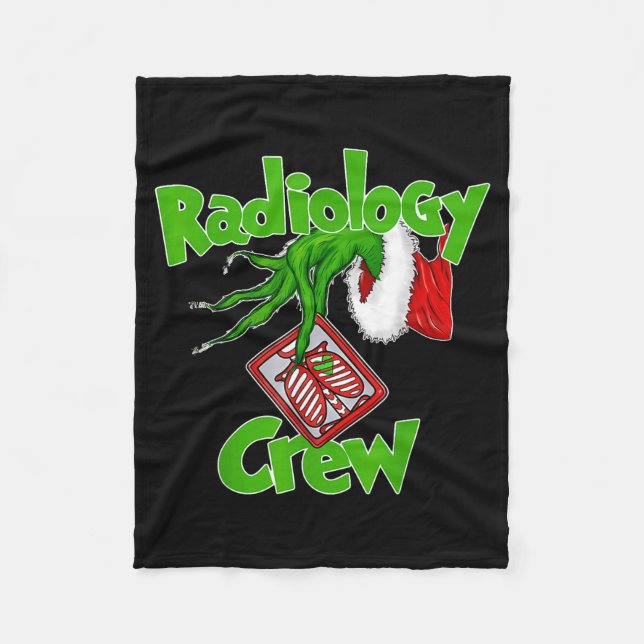 Xmas Radiology Christmas Radiologist Xray Tech Fun Fleecedecke (Vorderseite)