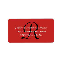 Xmas Red White Texgram Rücksendeadresse