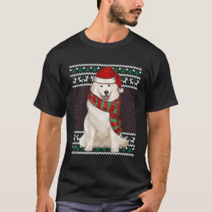 Xmas Samoyed Hund Weihnachtsmannmütze Ugge Weihnac T-Shirt