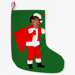 xmas santa donald trump kleiner weihnachtsstrumpf