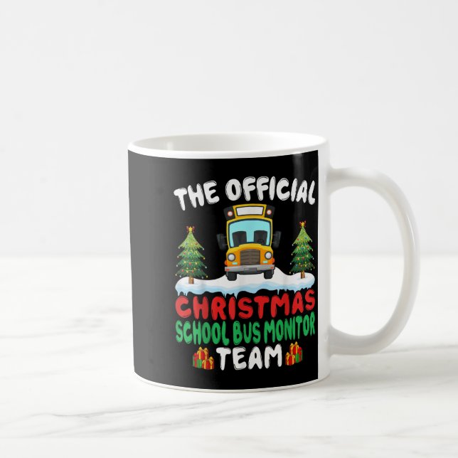 Xmas School Bus Monitor Team - School Bus Monitor  Kaffeetasse (Rechts)