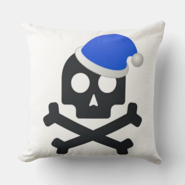 Xmas Skull Pillow Kissen (Vorderseite)