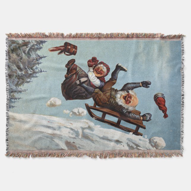 Xmas Sleigh Ride Wilhelm Larsen Decke (Vorderseite)