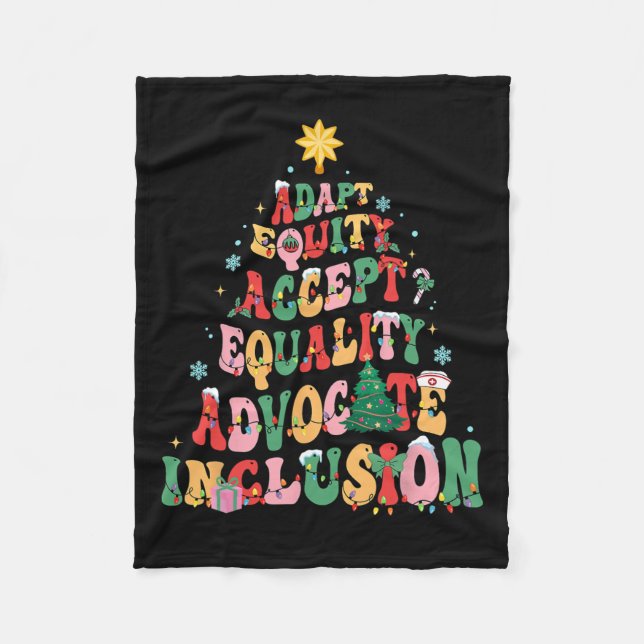 Xmas Special Bildung Teacher Funny Sped Teacher Fleecedecke (Vorderseite)