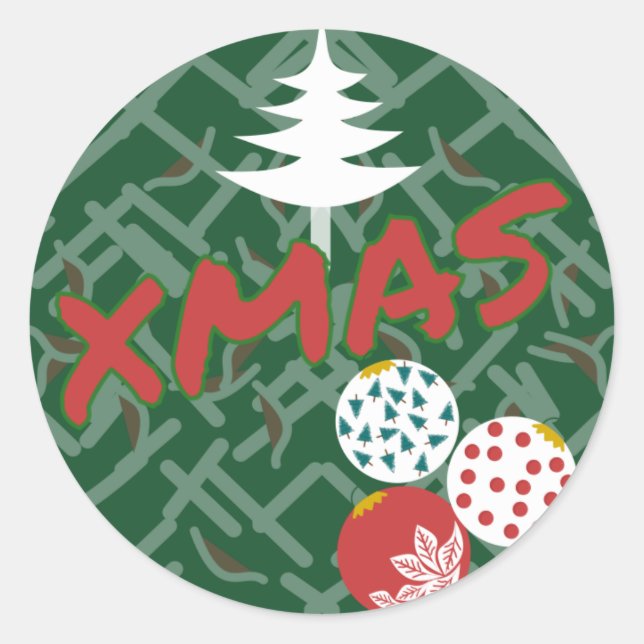 Xmas sticker (Vorderseite)