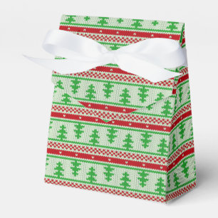 Xmas Stricken nahtloses Muster 2 + Ihre Ideen Geschenkschachtel