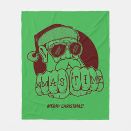 Xmas Time Fleece Blanket