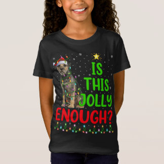 Xmas Tree ist dieses jolly genug Grenze Terrier Ch T-Shirt