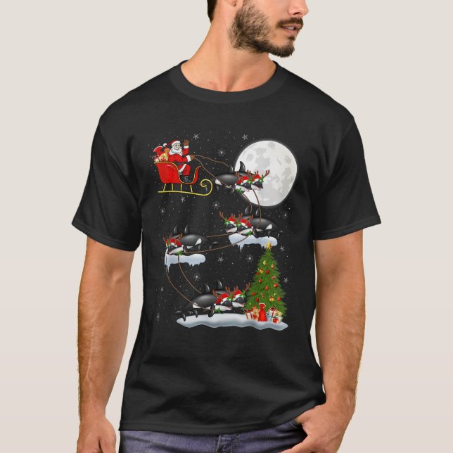 Xmas Tree Lighting Sentiero in Cresta: T-Shirt (Vorderseite)