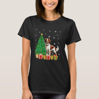 Xmas Tree Lighting Weihnachtsmannmütze Brittany Sp T-Shirt