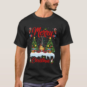 Xmas Tree Lighting Weihnachtsmannmütze Musical Man T-Shirt