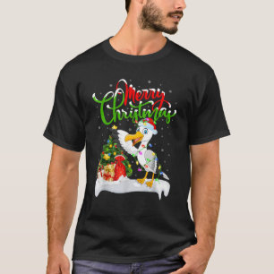 Xmas Tree Lighting Weihnachtsmannmütze Seagull Bir T-Shirt