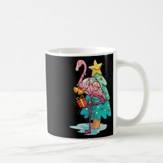 Xmas Tree Lights Tropical Flamingo Animal Christma Kaffeetasse