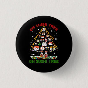 Xmas Tree Oh Sushi Weihnachtsbaum Japanisches Esse Button