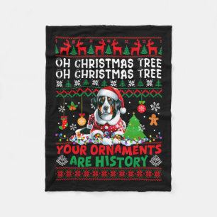 Xmas Tree Ornaments sind Geschichte Appenzeller Se Fleecedecke