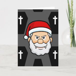 Xmas vampire santa claus särge karte
