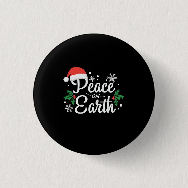 Xmas Weltfrieden Button (Vorderseite)