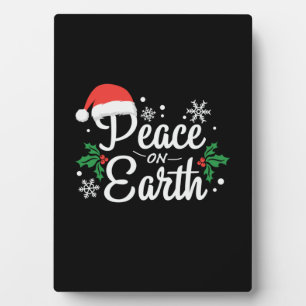 Xmas Weltfrieden Fotoplatte