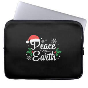 Xmas Weltfrieden Laptopschutzhülle