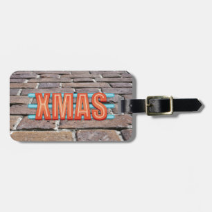 XMAS-Zeichen Gepäckanhänger
